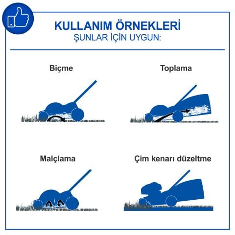 Scheppach BC-MP380 2x4 Ah Akülü Çim Biçme Makinesi