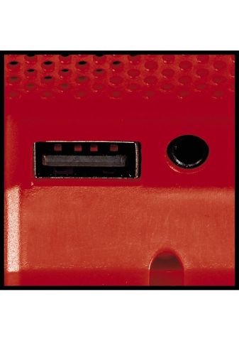 Einhell TC-SR 18 Li BT Solo Akülü Bluetooth Hoparlör Kırmızı - 4514150