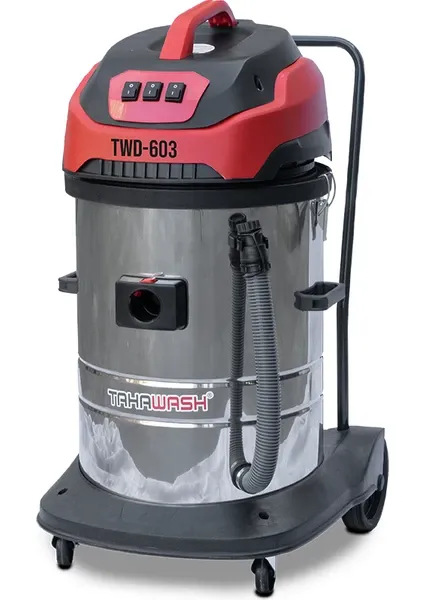 Tahawash Sanayi Tipi Üç Motorlu 60 Litre Süpürge - TWD-603