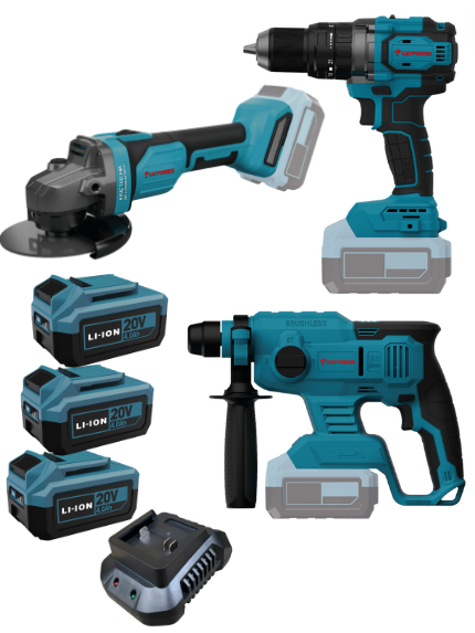 Catpower 4235 Akülü Vidalama Kırıcı Taşlama Kömürsüz 3lü Set 3 Adet 4 Ah Akü