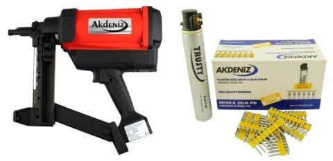 Akdeniz T30/38-N1 Gazlı Çivi Tabancası 15-40 mm 1000 Çivi+Gaz