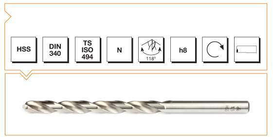 Makina Takım Endüstrisi Hss Dın 340rn 2,8  Mm  Matkap Ucu