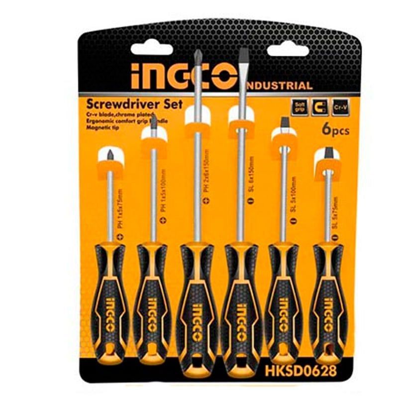 Ingco Ing-Hksd0628 6'lı Tornavida Seti