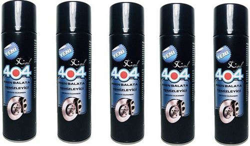 404 Balata Spreyi Genel Temizleme Sprey 500 Ml - 10 Adet