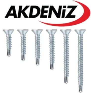 Akdeniz Yhb Yıldız Matkap Başlı Vidalar 4.8*45 50 adet (1 Adet Bits Ucu Hediyeli)