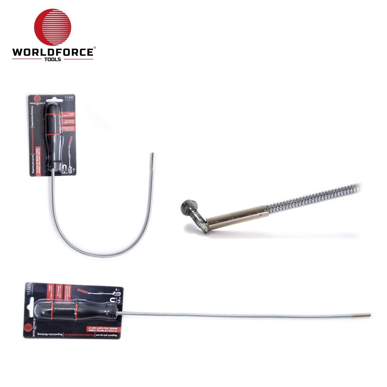 Worldforce Manyetik Esnek Çubuk İnce Uç 0,65KG-508mm