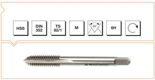 Makina Takım Endüstrisi Hss Dın 352 Son Kılavuz 20'' M6