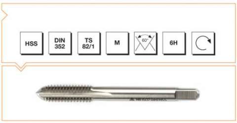 Makina Takım Endüstrisi Hss Dın 352 Son Kılavuz 20'' M16