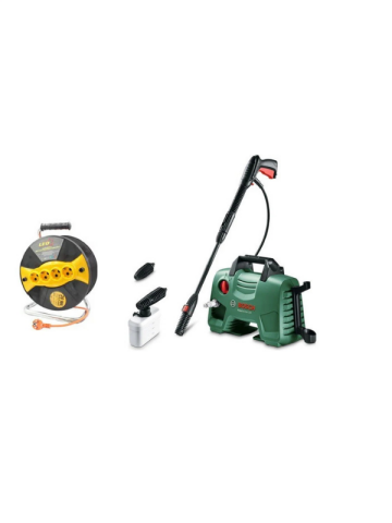 Bosch Easy Aquatak 120 Basınçlı Yıkama - 06008A7901+Leo 3x1,5 20 mt Makaralı Seyyar
