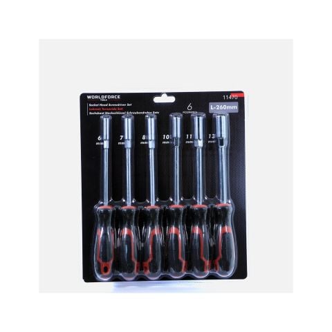 Worldforce 11470 Lokmalı Tornavida Seti 6 Parça Crv