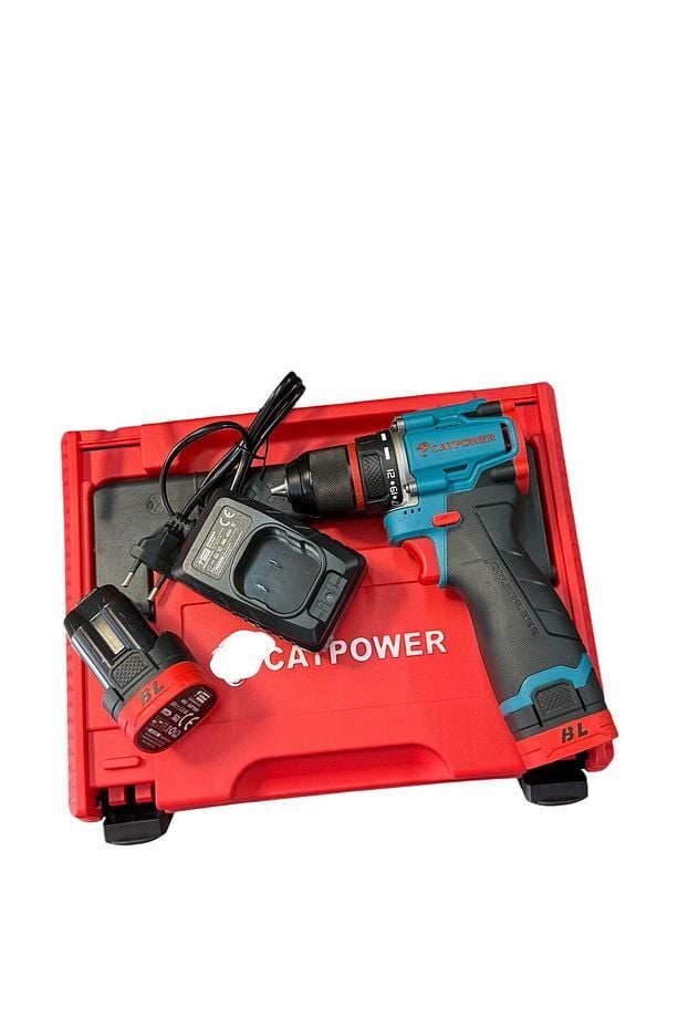 CATPOWER E1016 Kömürsüz Akülü Vidalama 16V 2.0Ah