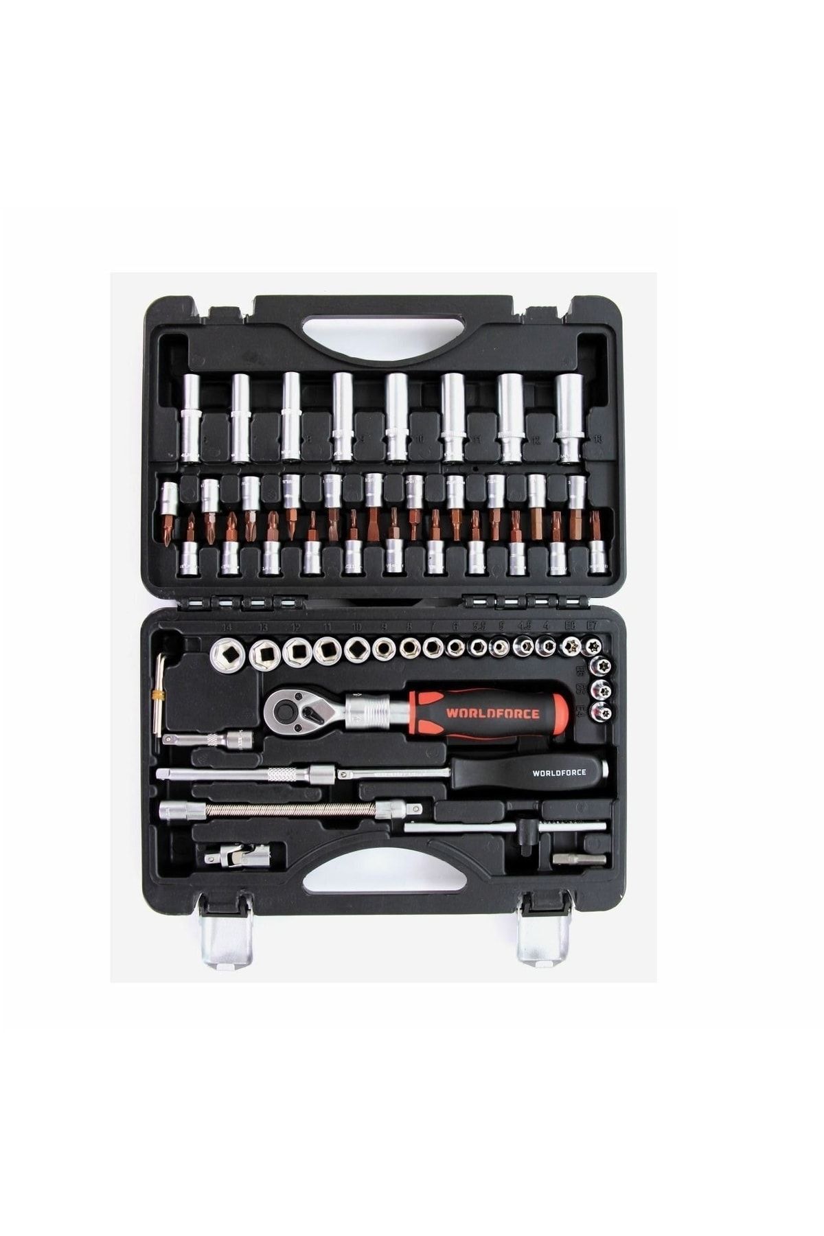 Worldforce 11504 S-Ultra 1/4'' 60 Parça Cırcırlı Lokma Takımı