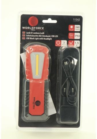 Worldforce 11542 240LM 2200Mah 3.7V Cob LED Fener