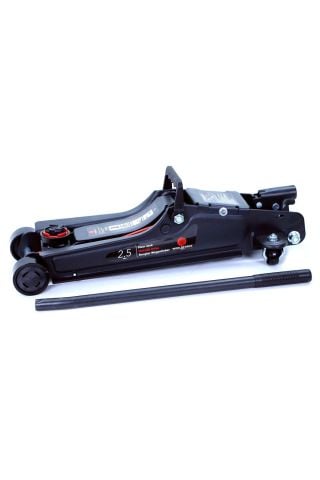 Worldforce 2,5 Ton Hidrolik Kriko Uzun Şase Yeni Nesil Düşük Profil Mini:85mm Max:375mm