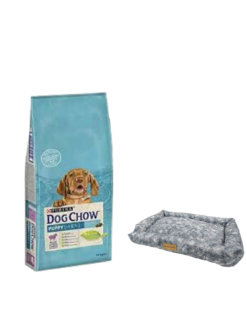 Dog Chow Kuzu Etli Yavru Köpek Maması 14 Kg,Mini Small Colours Yatak