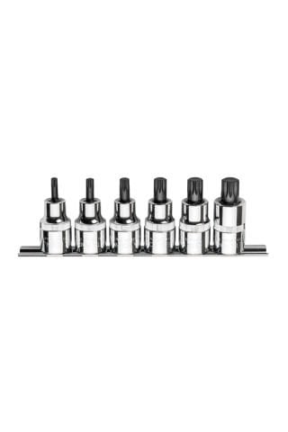 Ceta Form C28S-RX6 6 Parça 1/2'' Xzn Uçlu Lokma Takımı - Kısa Tip (Raylı)