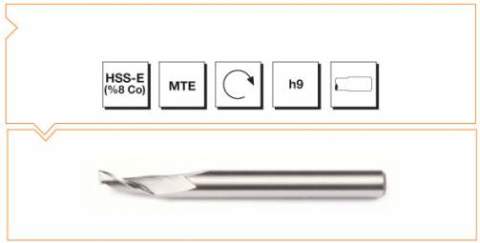 Makina Takım Endüstrisi Hss-co8 Mte Mormu Alü.frz 8*8*120 Mm