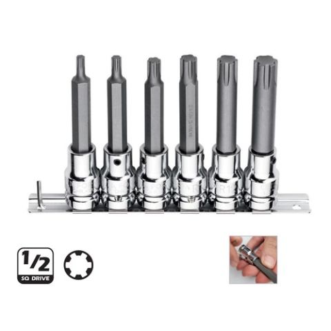 Ceta Form C28S-Rr6L Rıbe Uçlu Lokma Takımı 6 Parça 1/2”