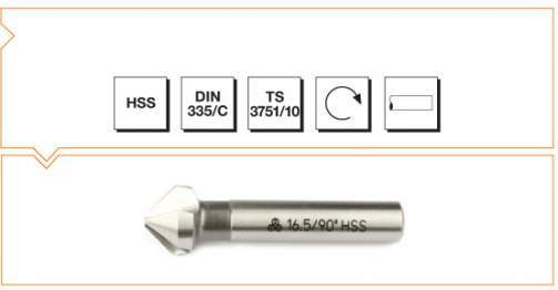 Makina Takım Endüstrisi Hss Dın 335/c Havşa Freze 25 Mm