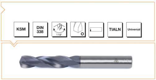 Makina Takım Endüstrisi Ksm-tıaln Dın 338  Matkap Ucu 8 Mm