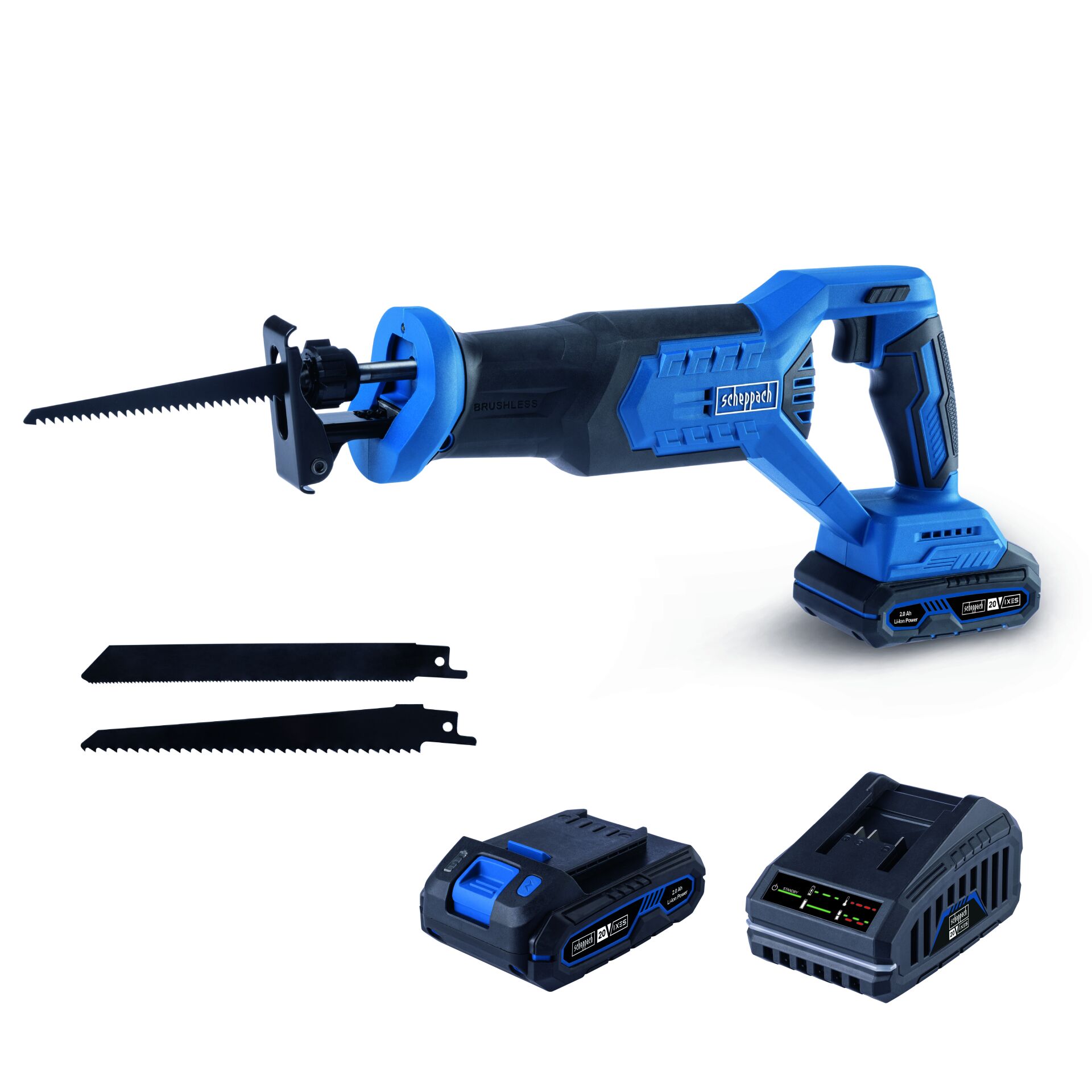 SCHEPPACH BC-RS250-X 2x4.0Ah AKÜLÜ TİLKİ KUYRUĞU