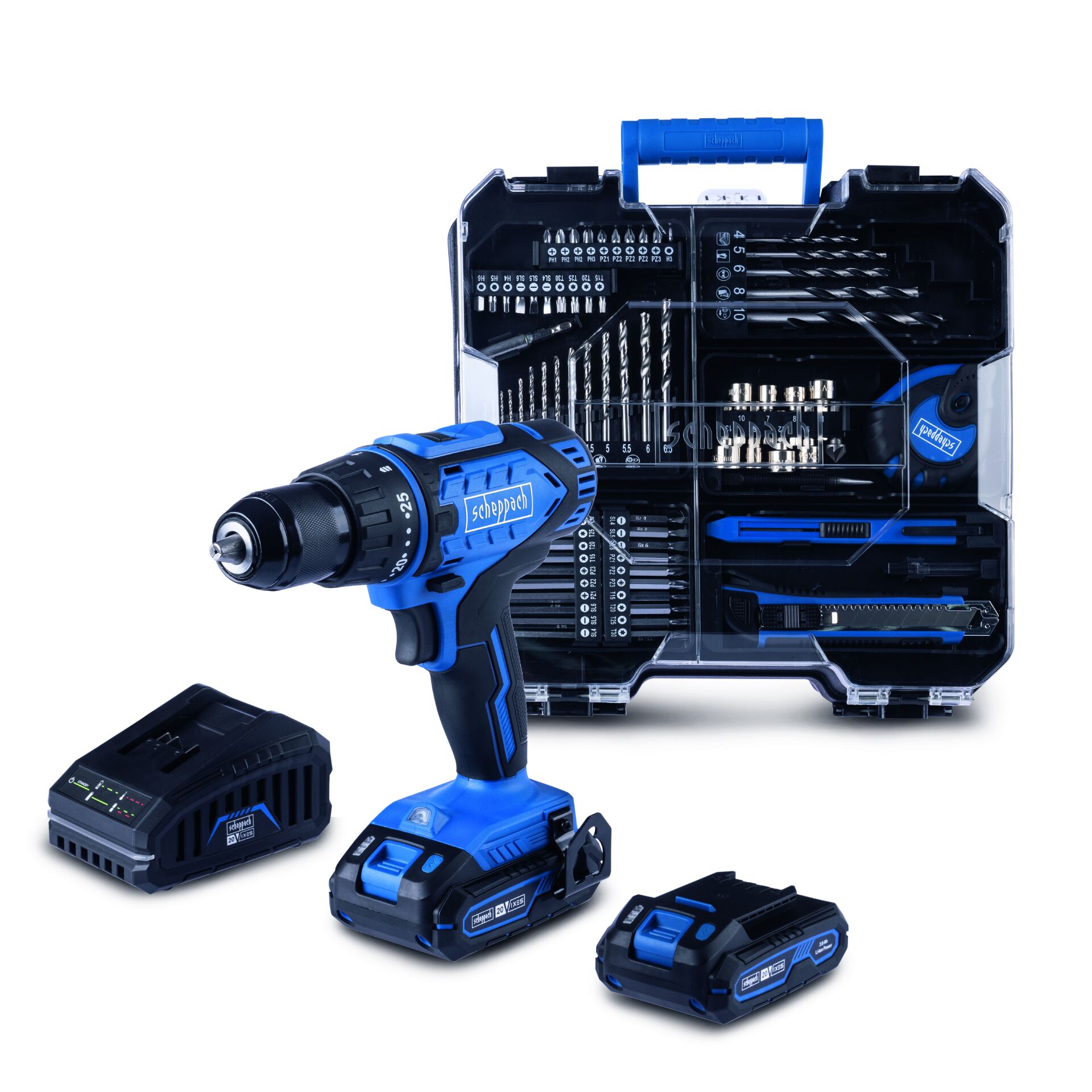 SCHEPPACH C-DTB74/1X 74 PARÇA AKÜLÜ VİDALAMA SETİ 2.aH tek akü
