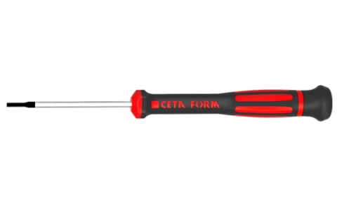 Ceta Form H01-12-040 Düz Uçlu Elektronikçi Tornavida 1.2x40 mm