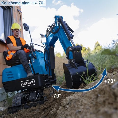 SCHEPPACH EXC815 MİNİ EKSKAVATÖR