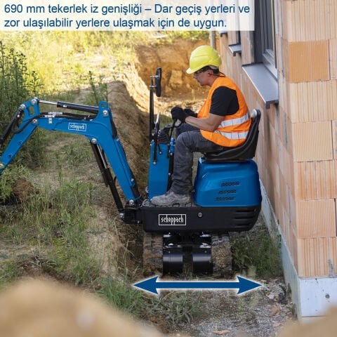SCHEPPACH EXC815 MİNİ EKSKAVATÖR