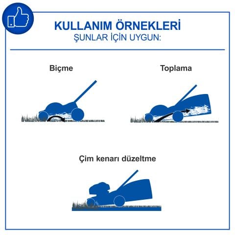 Scheppach BC-MP320 Akülü Çim Biçme Makinesi 4 Ah Akü ile