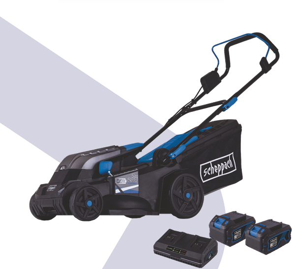 Scheppach BC-MP380 2x4 Ah Akülü Çim Biçme Makinesi