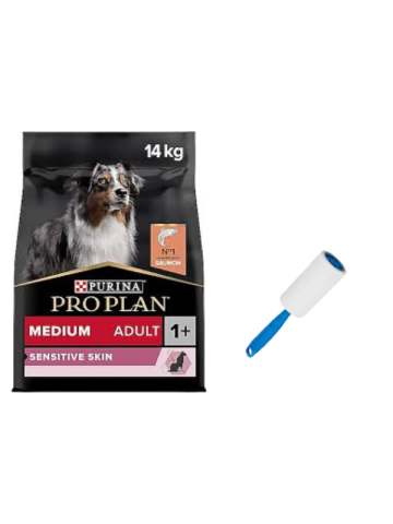 Pro Plan Medium Adult Somonlu Hassas Yetişkin Köpek Maması 14 Kg,Kedi ve Köpek Tüy Toplama