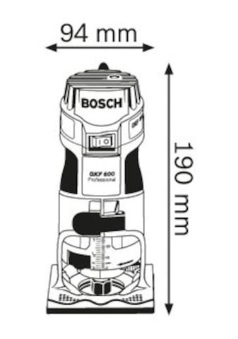 Bosch Professional GKF 600 Kenar Frezesi - 060160A100