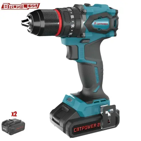 CATPOWER 4112 Kömürsüz Akülü Darbeli Vidalama 50Nm Tork 20V 2.0Ah (2 Akülü)