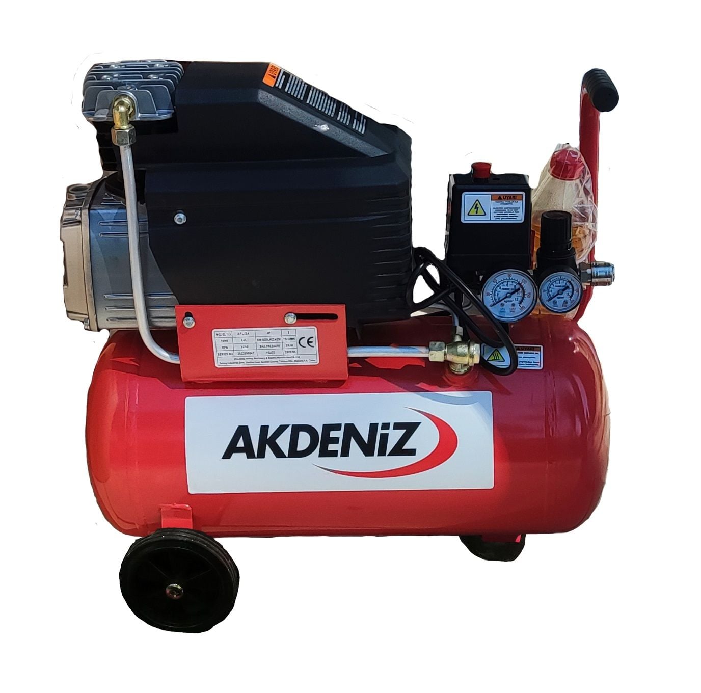 Akdeniz 24 Lt. Yağlı Hava Kompresörü