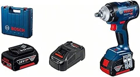 Bosch Professional GDS 18V-400 2 x 5.0Ah Çift Akülü Darbeli Somun Sıkma Makinesi - 06019K0020
