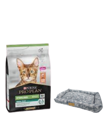 Pro Plan Sterilised Hindi Etli Kısırlaştırılmış Yetişkin Kedi Maması 10 Kg,Mini Small Colours Yatak