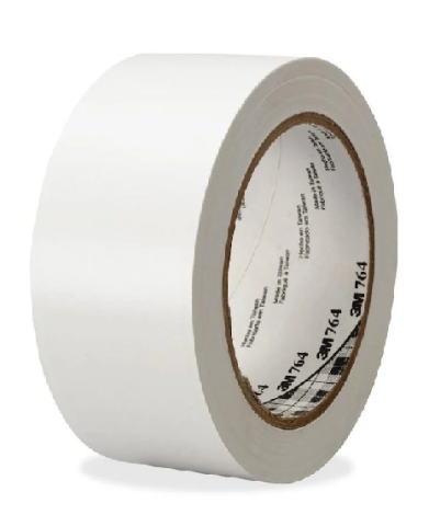3M™ 764 Genel Amaçlı Vinil Bant, Beyaz, ( 125 Cm x 33 Mt )