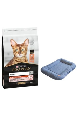 Pro Plan Somonlu ve Pirinçli Yetişkin Kedi Maması 10 Kg + Lepus Air Cushion Yatak
