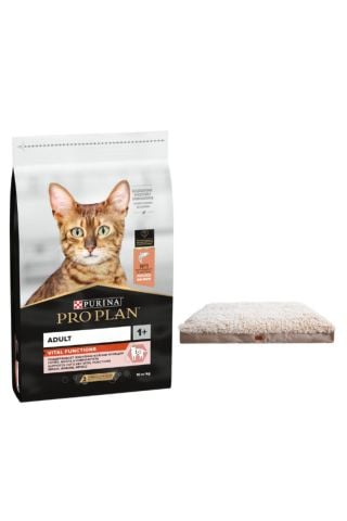 Pro Plan Somonlu ve Pirinçli Yetişkin Kedi Maması 10 Kg + Lepus Pophidic Yatak