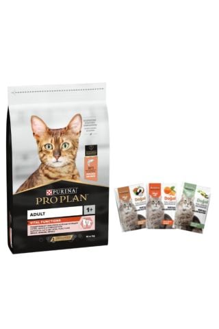 Pro Plan Somonlu ve Pirinçli Yetişkin Kedi Maması 10 Kg + Magic Power Koku Giderici