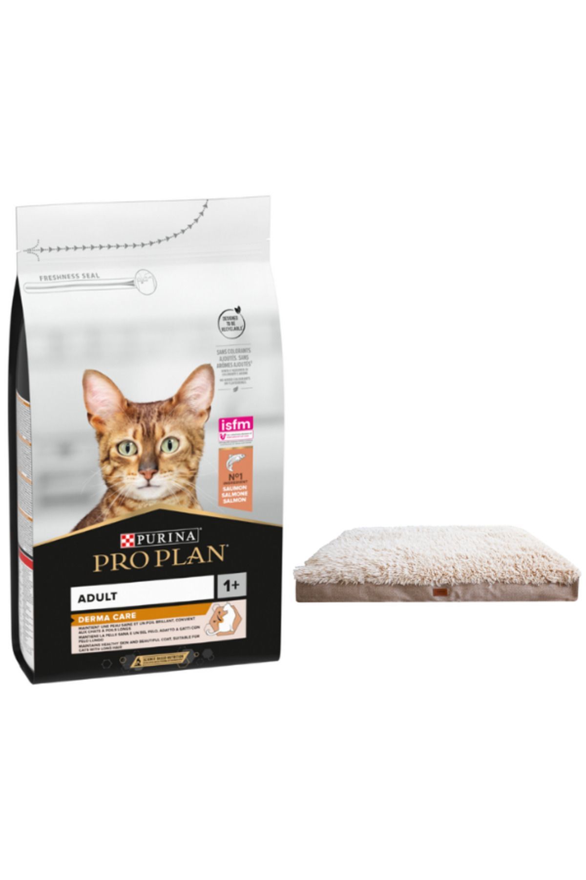 Pro Plan Elegant Somonlu Yetişkin Kuru Kedi Maması 3 Kg + Lepus Pophidic Yatak