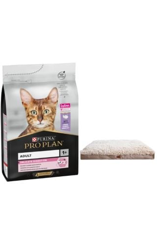 Pro Plan Delicate Hindili Yetişkin Kedi Maması 3 Kg + Lepus Pophidic Yatak