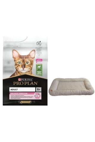 Pro Plan Delicate Kuzu Etli Yetişkin Kedi Maması 3 Kg + Lepus Air Cushion Yatak