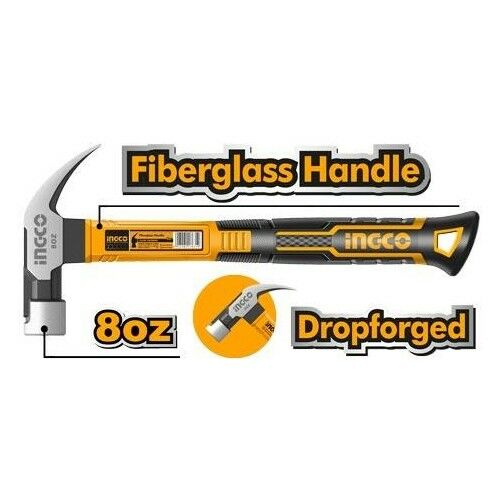 İngco Endüstriyel Fiberglass Saplı Çatal Çekiç 220g