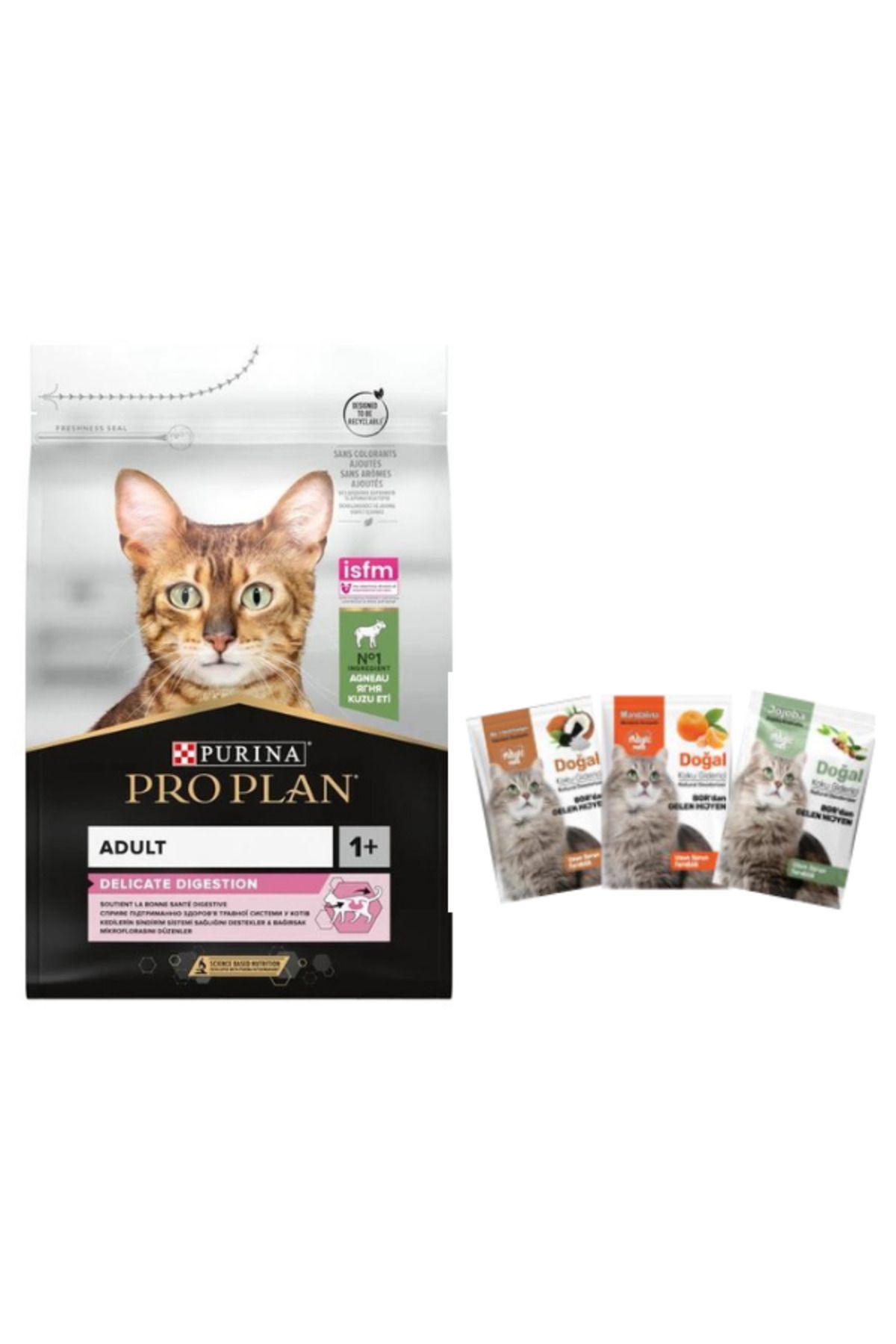 Pro Plan Delicate Kuzu Etli Yetişkin Kedi Maması 3 Kg + Magic Power Koku Giderici