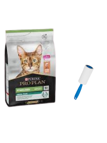 Pro Plan Sterilised Somonlu Kısırlaştırılmış Yetişkin Kedi Maması 10 KG, Kedi ve Köpek Tüy Toplama