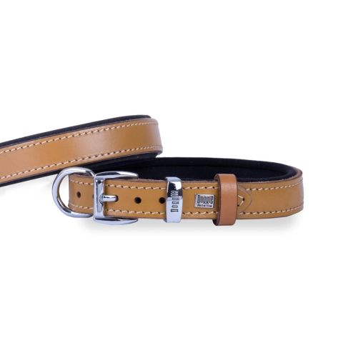 Doggie Konfor Deri Boyun Tasması Kamel 2X30-35Cm