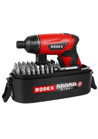 Rodex RDX308 ŞARJLI TORNAVİDA 3.6V 1.5Ah 210RPM LI-ION 54 Parça
