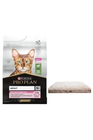 Pro Plan Delicate Kuzu Etli Yetişkin Kedi Maması 3 Kg + Lepus Pophidic Yatak